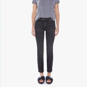 Mother Denim jeans The Mid-Rise Dazzler black Not Guilty wash EUC size 30